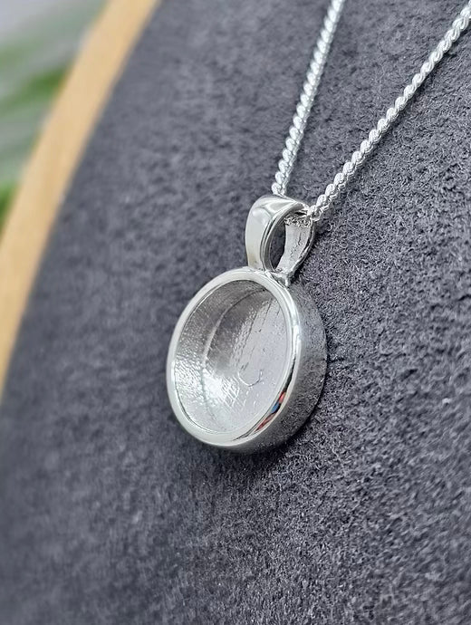 Thick 12mm Round Pendant
