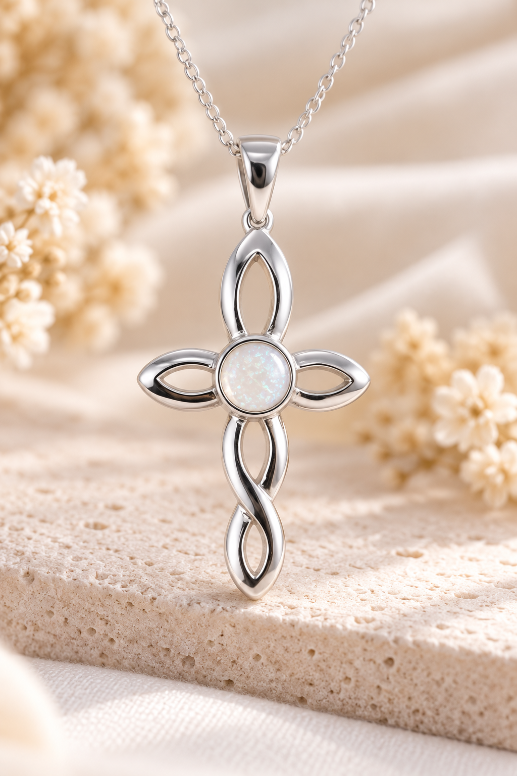 Twisted Cross Pendant