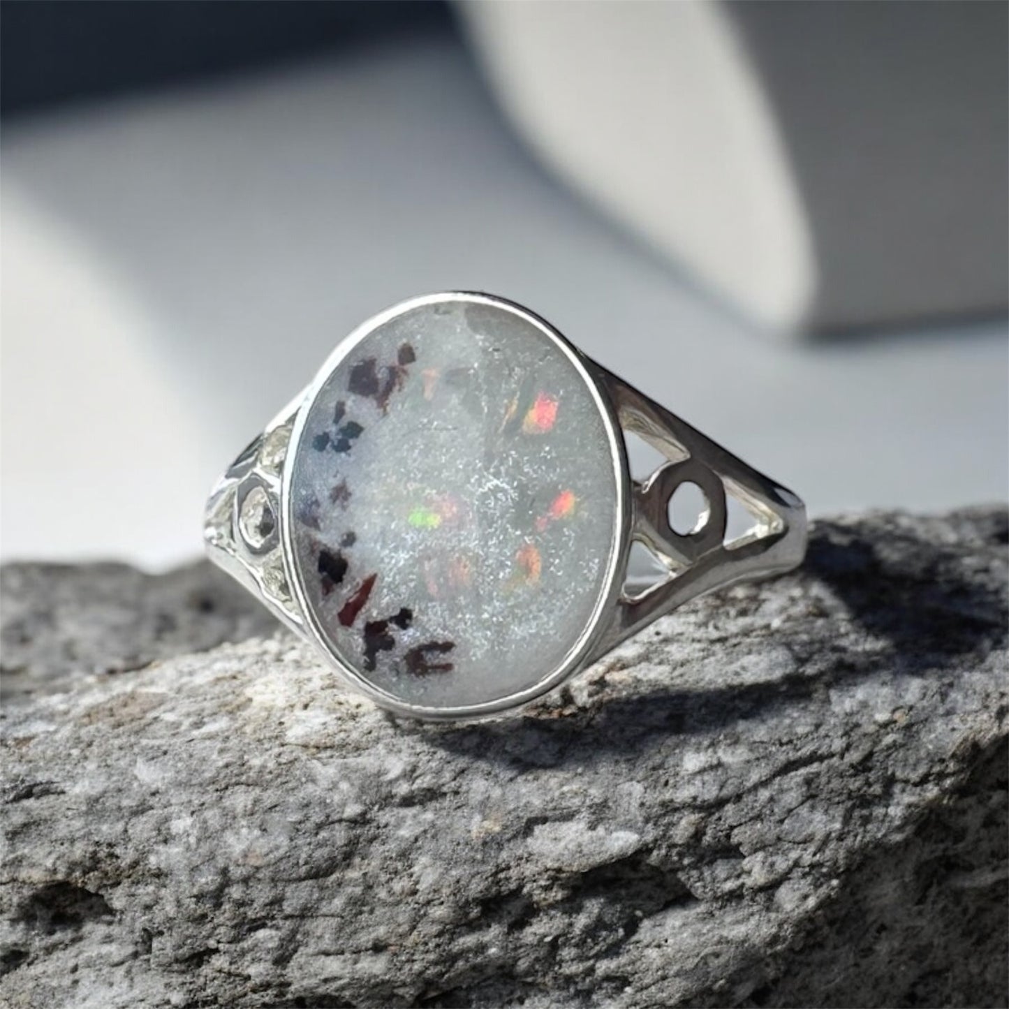 Celtic Design Oval Ring