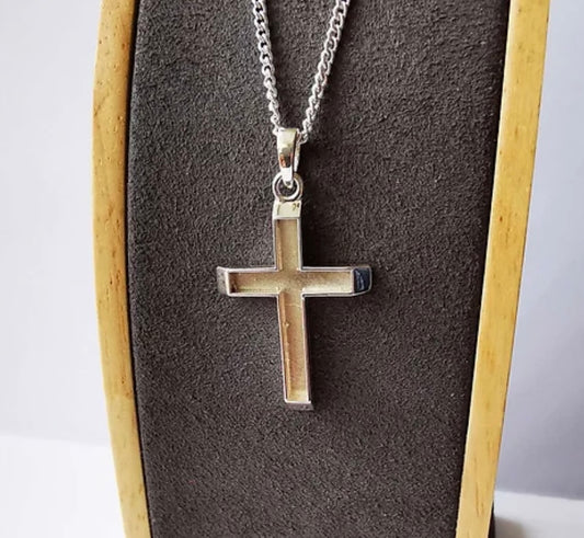 Gents 3D Cross Pendant