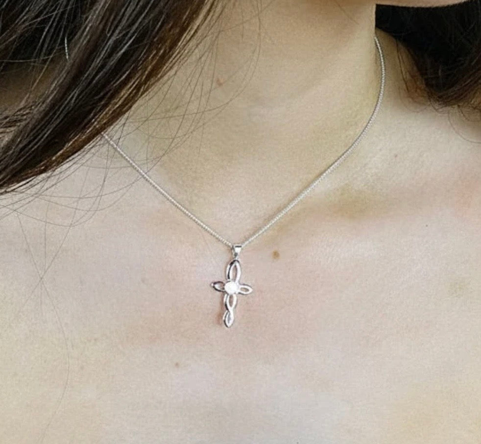 Twisted Cross Pendant