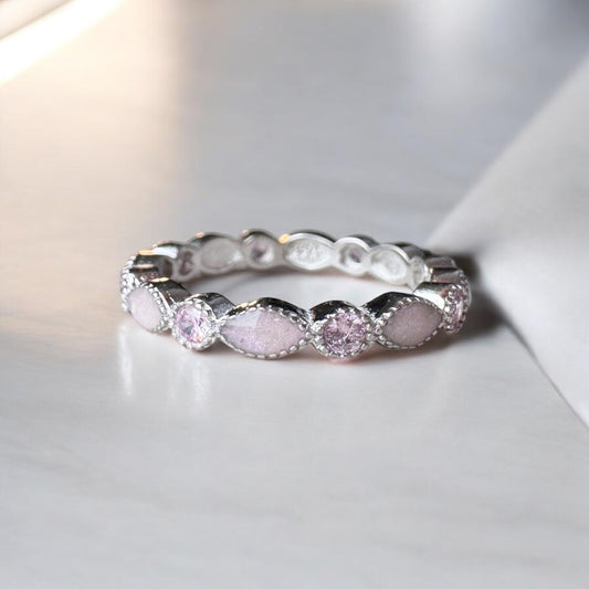 Birth Stone Marquise Full Eternity Ring