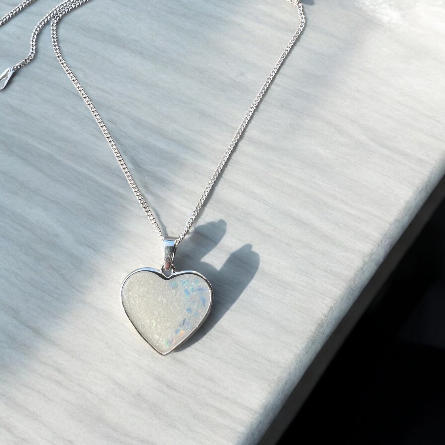 Engravable Heart Pendant Necklace