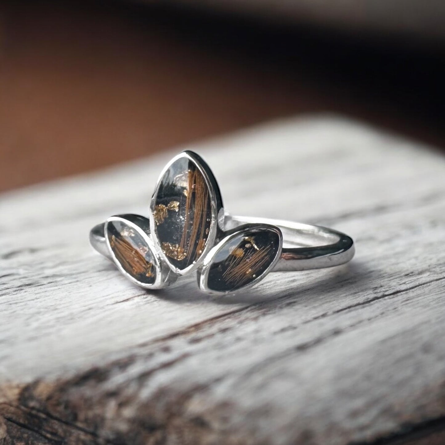 Three Marquise Ring