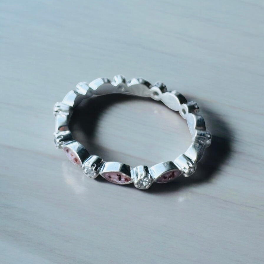 Eternity Crystal Marquise Ring