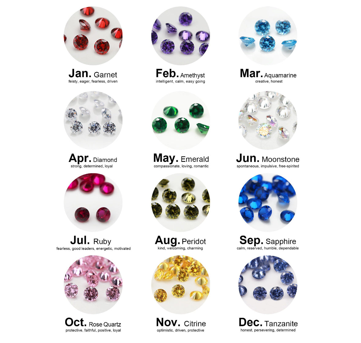 Birth Stone Marquise Full Eternity Ring