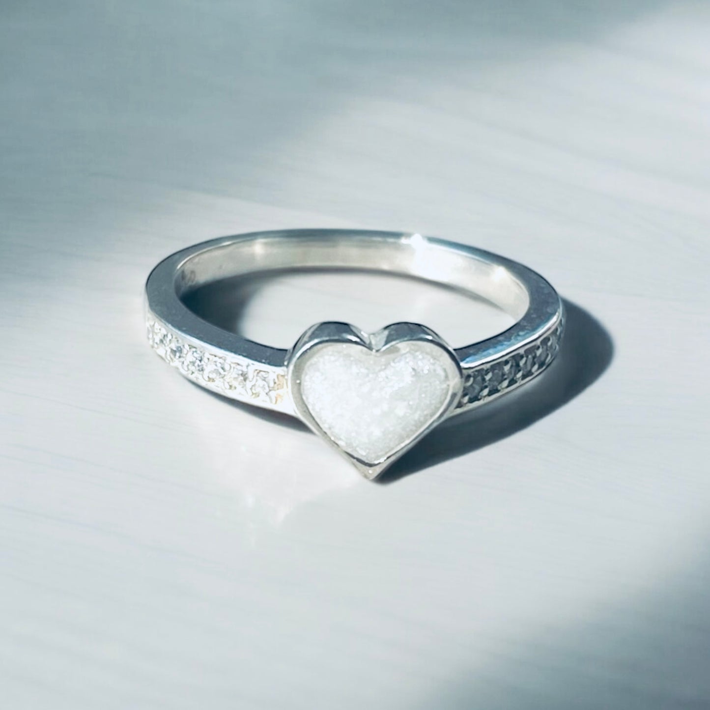 Crystal Heart Ring