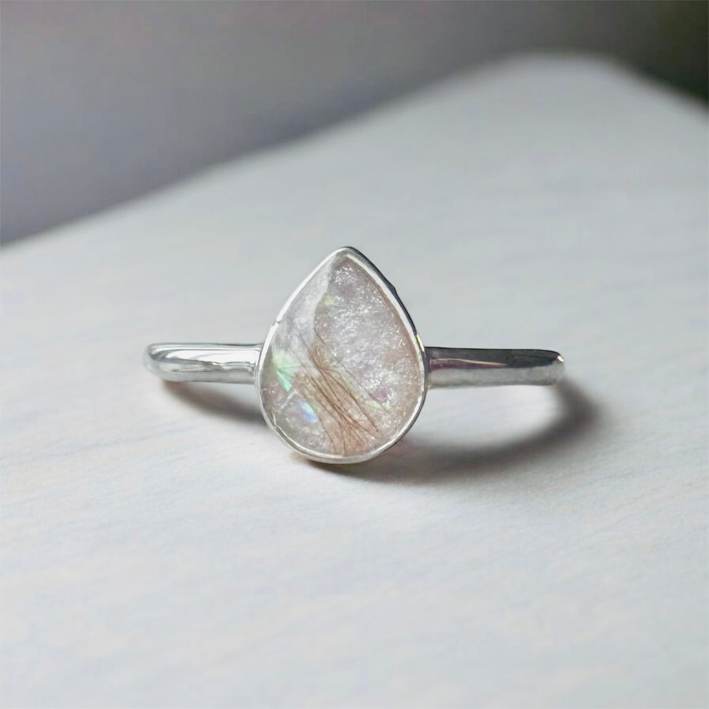 Simple Pear Ring