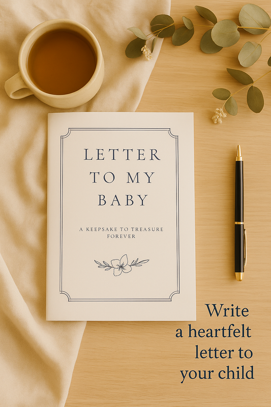 Booklet Style - Letter to My Baby – A Keepsake Booklet for Your Words of Love