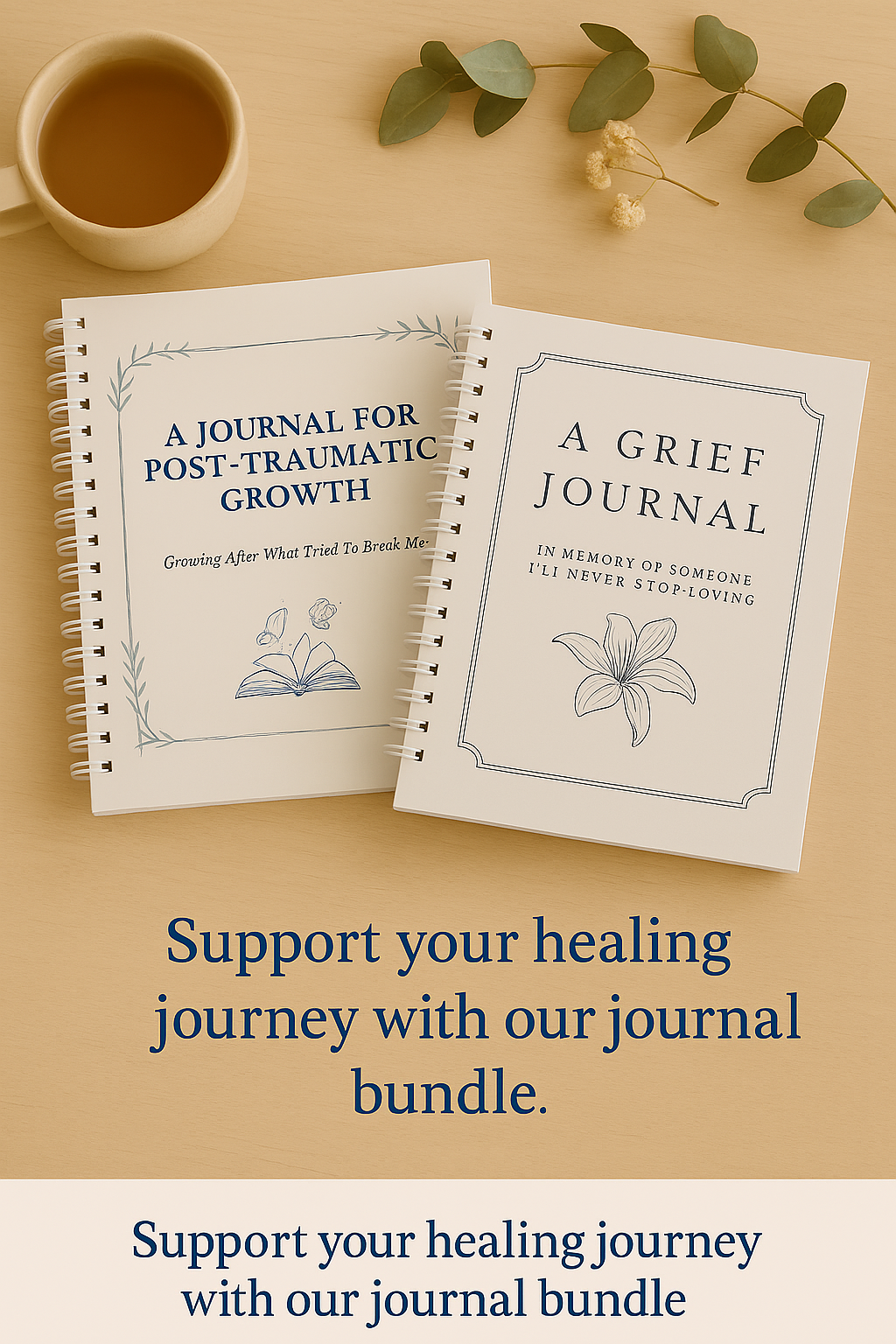 Grief Journal – Printable Digital Journal for Loss – Afallon DNA Jewellery
