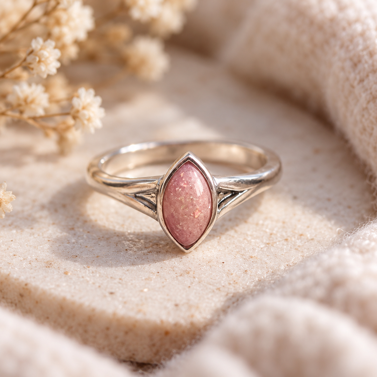 Rustic Marquise Ring