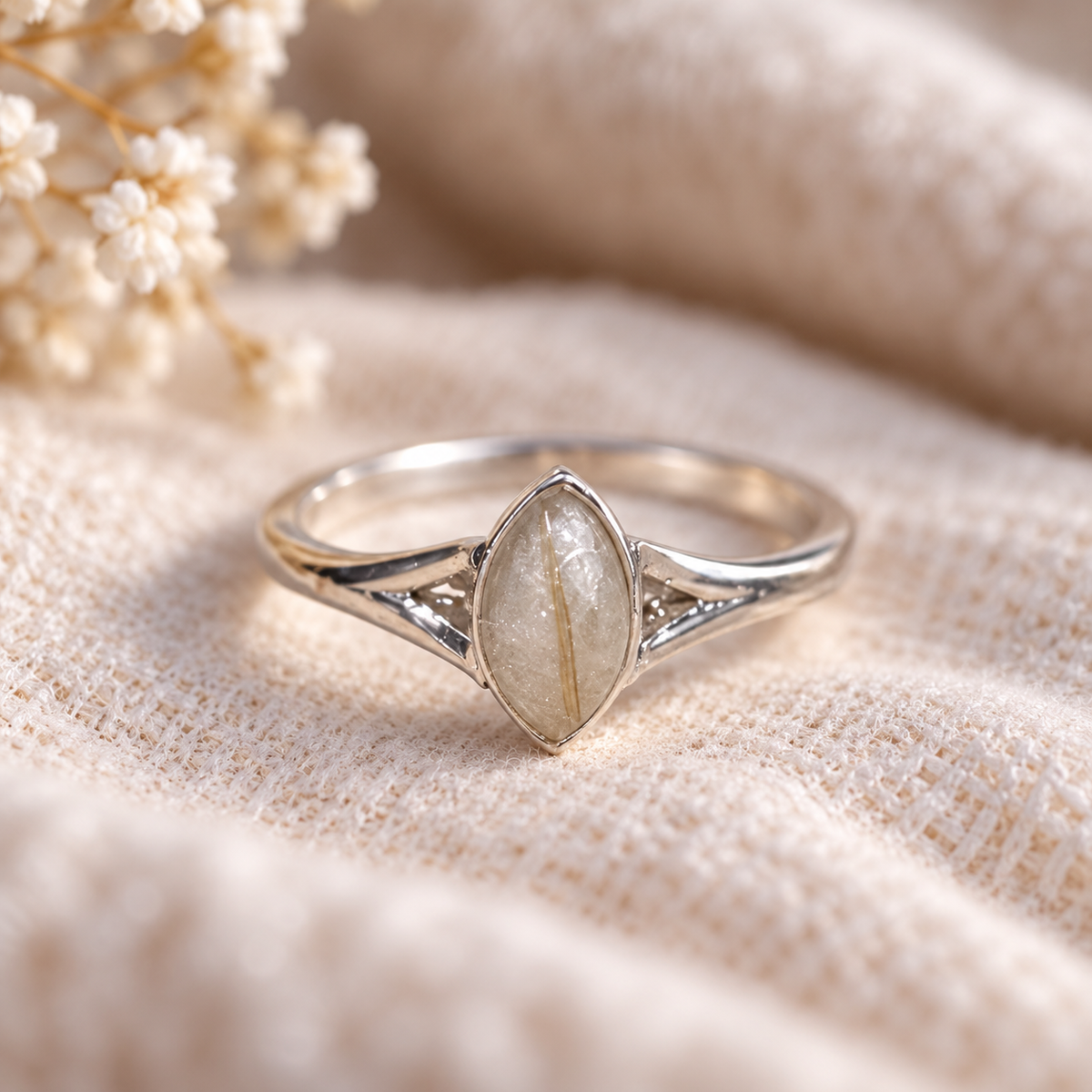 Rustic Marquise Ring